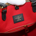 Louis Vuitton Giant Monogram On The Go MM 2-Way Tote Shoulder Bag — view 8