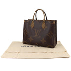 Louis Vuitton Giant Monogram On The Go MM 2-Way Tote Shoulder Bag — view 2