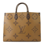 Louis Vuitton Monogram Giant On The Go GM 2-Way Tote Shoulder Bag — view 3