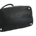 Chanel Cambon Line Tote Calfskin Black Silver — view 8