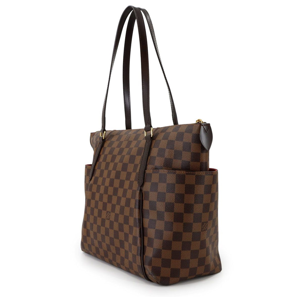 Louis Vuitton Damier Totally MM Tote Ebene Brown — view 4