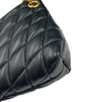 Saint Laurent Sade Coin Purse Leather Black Gold — view 8