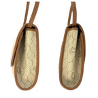 Dior Vintage Beige Brown Gold Leather Shoulder Bag Pochette — view 8
