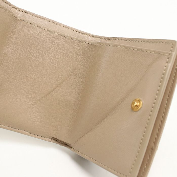 Saint Laurent Tiny Wallet Monogram Origami Trifold Calfskin — view 5