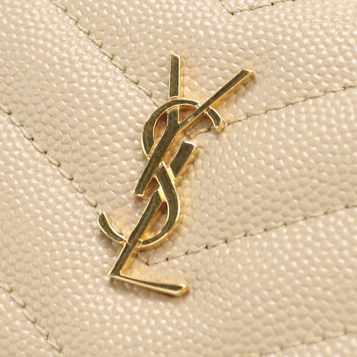 Saint Laurent Tiny Wallet Monogram Origami Trifold Calfskin — view 4