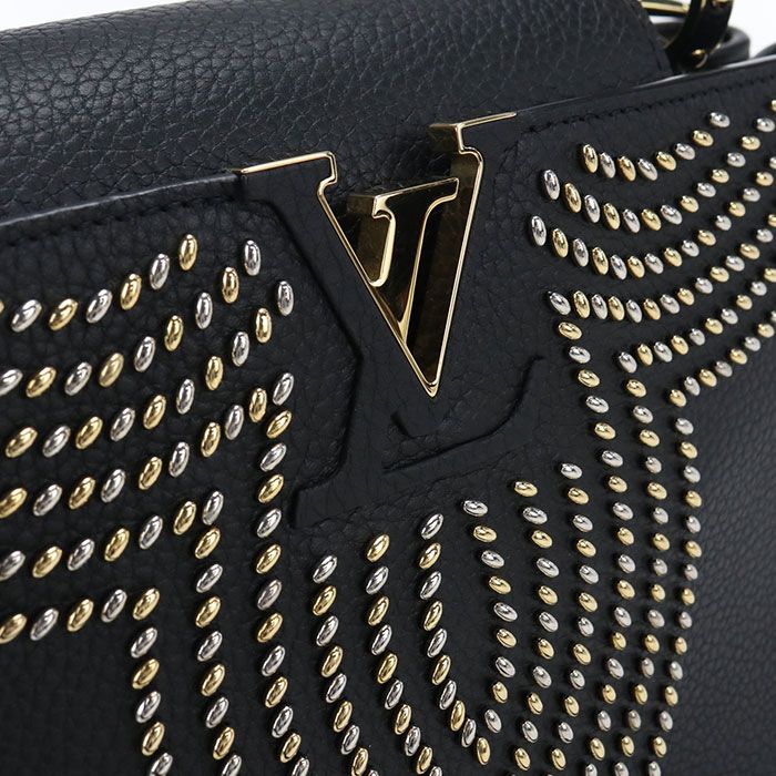 Louis Vuitton Capucines PM Taurillon Handbag Leather — view 9