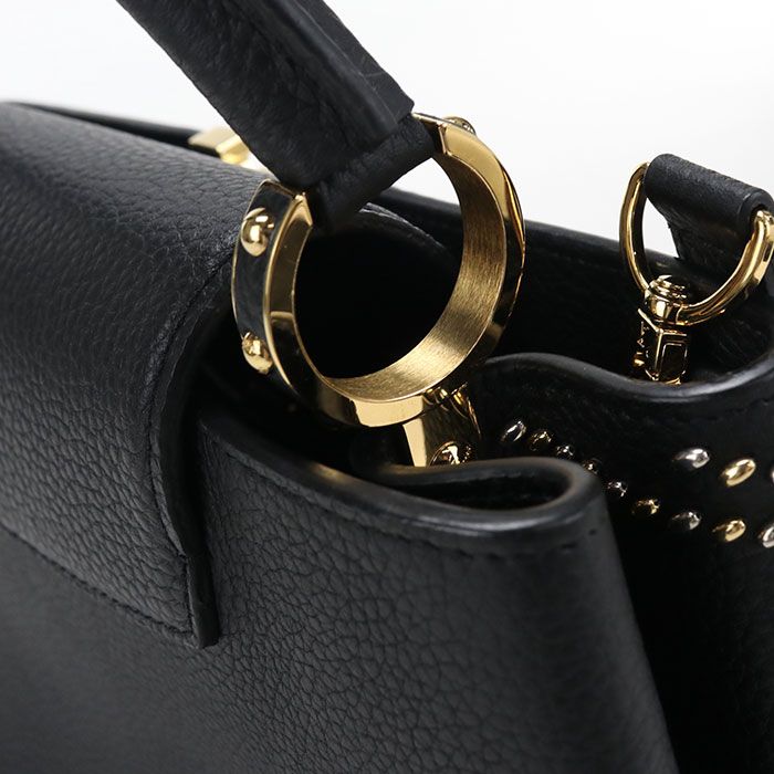 Louis Vuitton Capucines PM Taurillon Handbag Leather — view 5