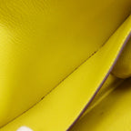 Hermes Opry Chevre Lime Yellow Green a Clutch — view 7