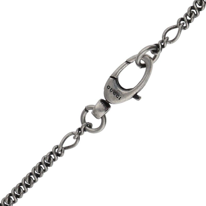 Gucci Lionhead Silver Chain Necklace — view 5