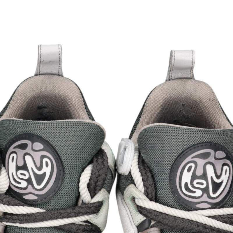 Louis Vuitton LV Skate Line Leather Fabric Sneakers 6.5 — view 5