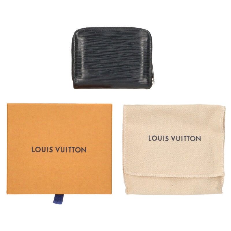 Louis Vuitton Zippy Coin Purse Epi Noir Black Case — view 3