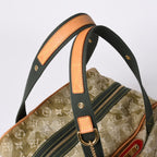 Louis Vuitton Monogram Moflage Denim Jasmine Handbag Khaki Takashi Murakami — view 7