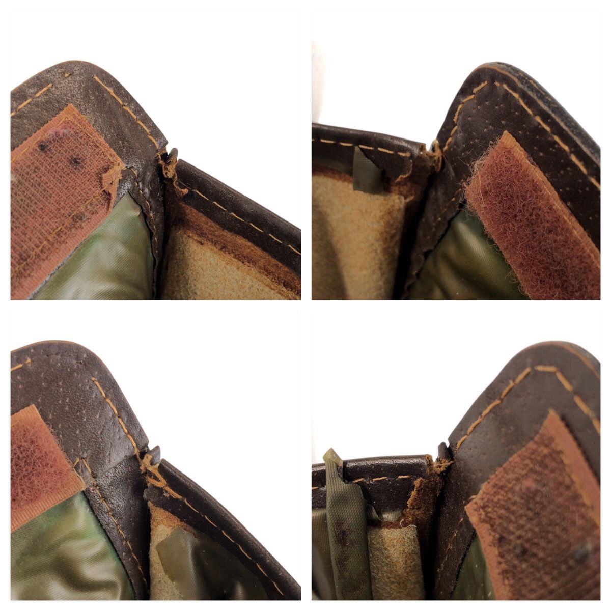 Gucci Vintage Sherry Line Beige Brown GG Supreme Canvas Clutch — view 5