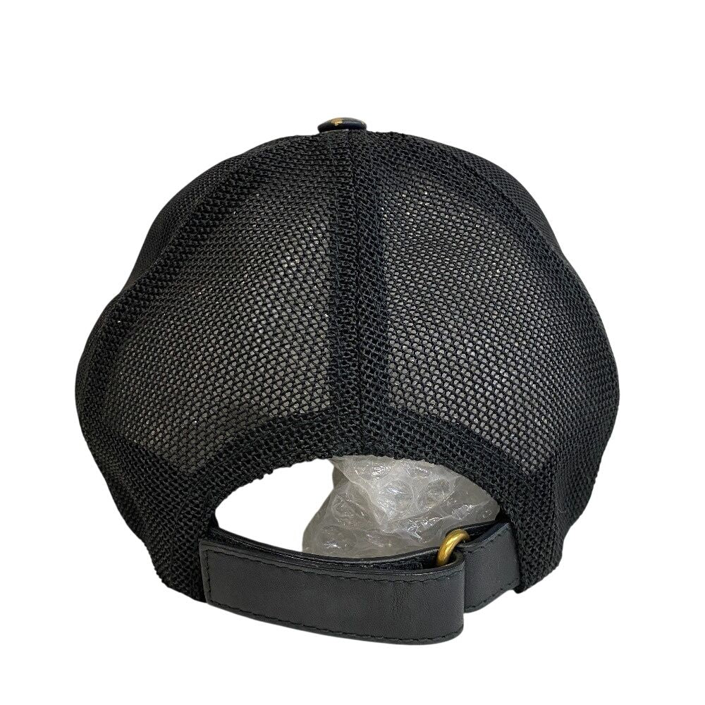 Gucci Guccy Lambskin Cap Black Hat — view 7