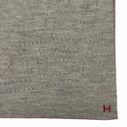 Hermes Allertour Cashmere Silk Chaine D'ancre H Logo Reversible Scarf Gold Gray — view 8