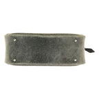 Hermes Mini Plume 20 Suede Handbag Gray — view 5
