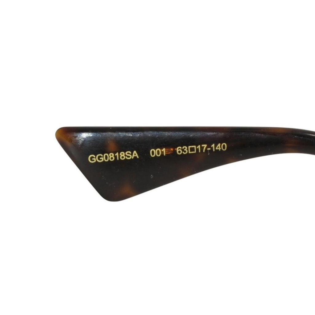Gucci Sunglasses Eyewear 63 Gold Gray Metal Acetate — view 8