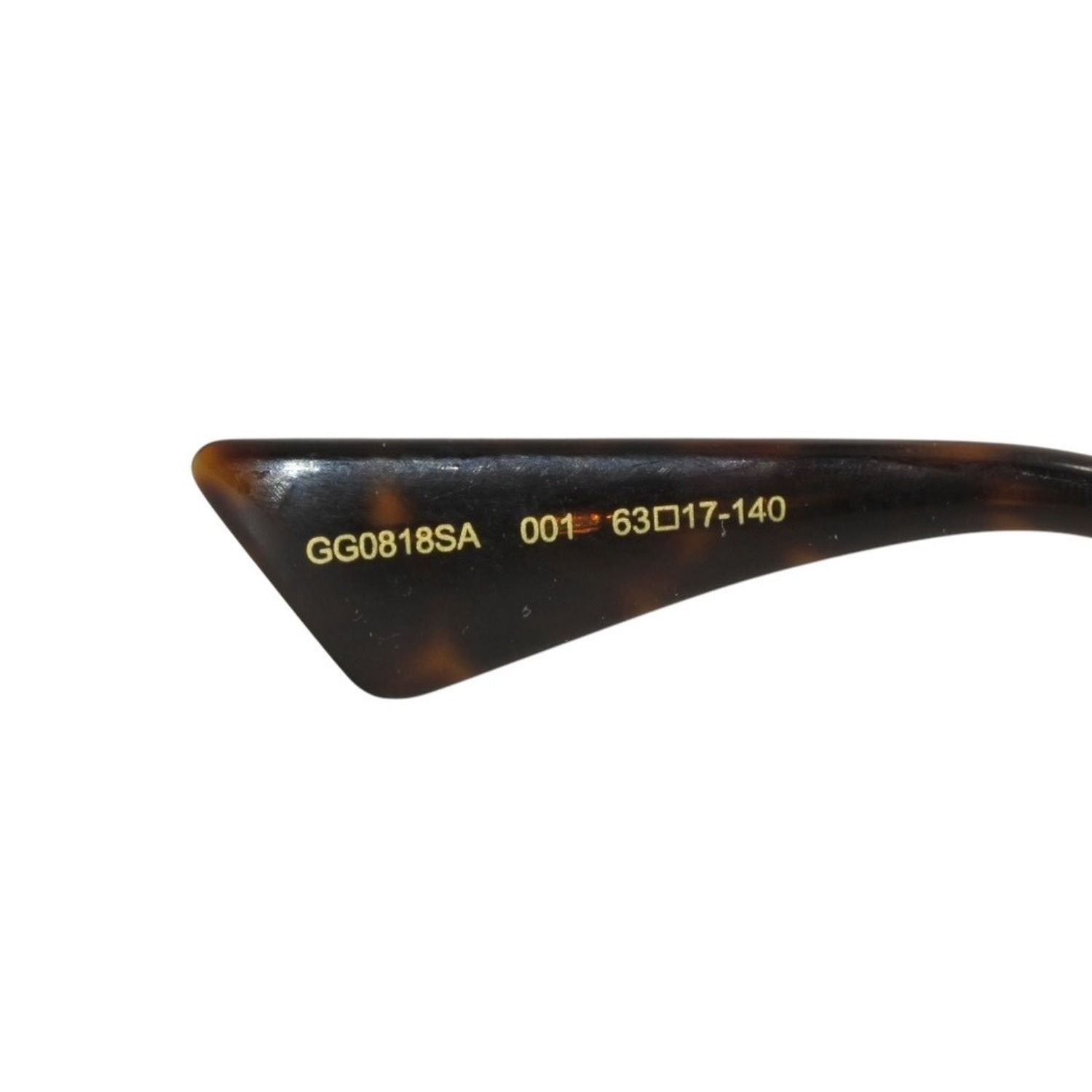 Gucci Sunglasses Eyewear 63 Gold Gray Metal Acetate — view 8
