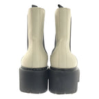 Hermes Hallow Side Gore Boots 38 White — view 3