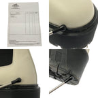 Hermes Hallow Side Gore Boots 38 White — view 9