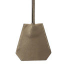 Hermes Leather Logo Clochette Necklace Brown — view 4