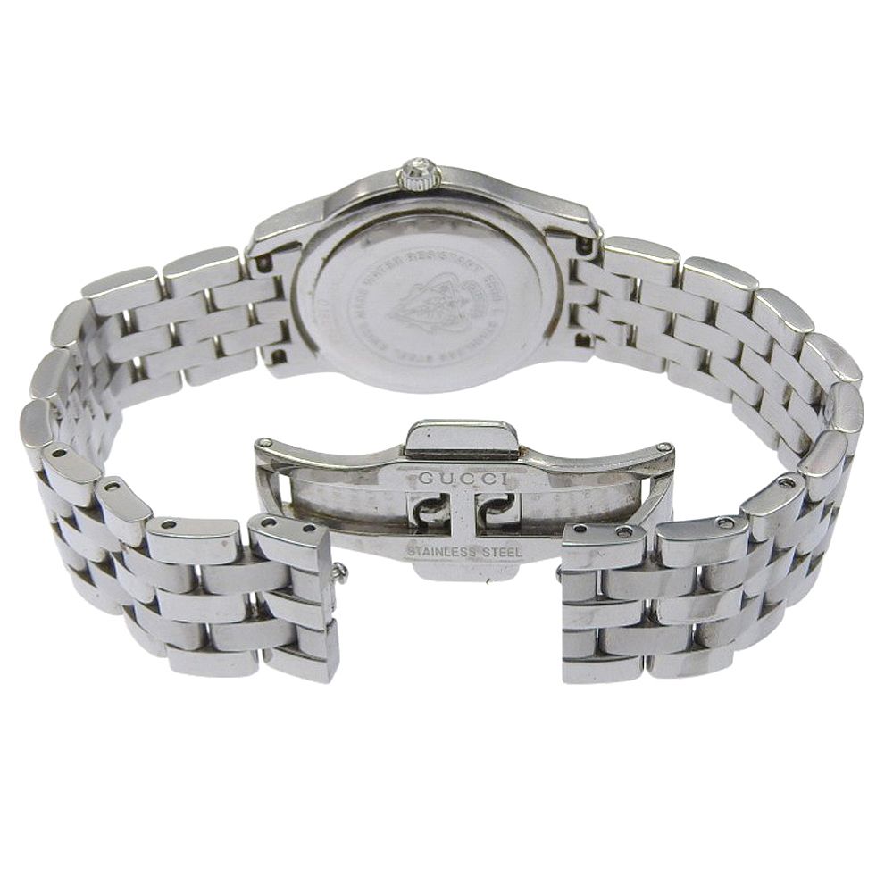 Gucci Stainless Steel Quartz Analog Display Silver Dial Watch — view 5
