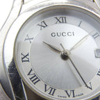Gucci Stainless Steel Quartz Analog Display Silver Dial Watch — view 8