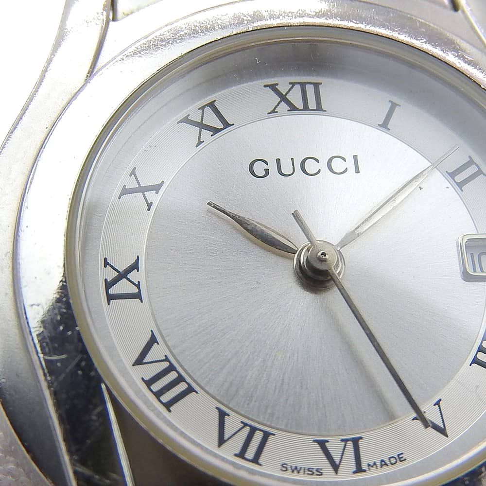 Gucci Stainless Steel Quartz Analog Display Silver Dial Watch — view 8