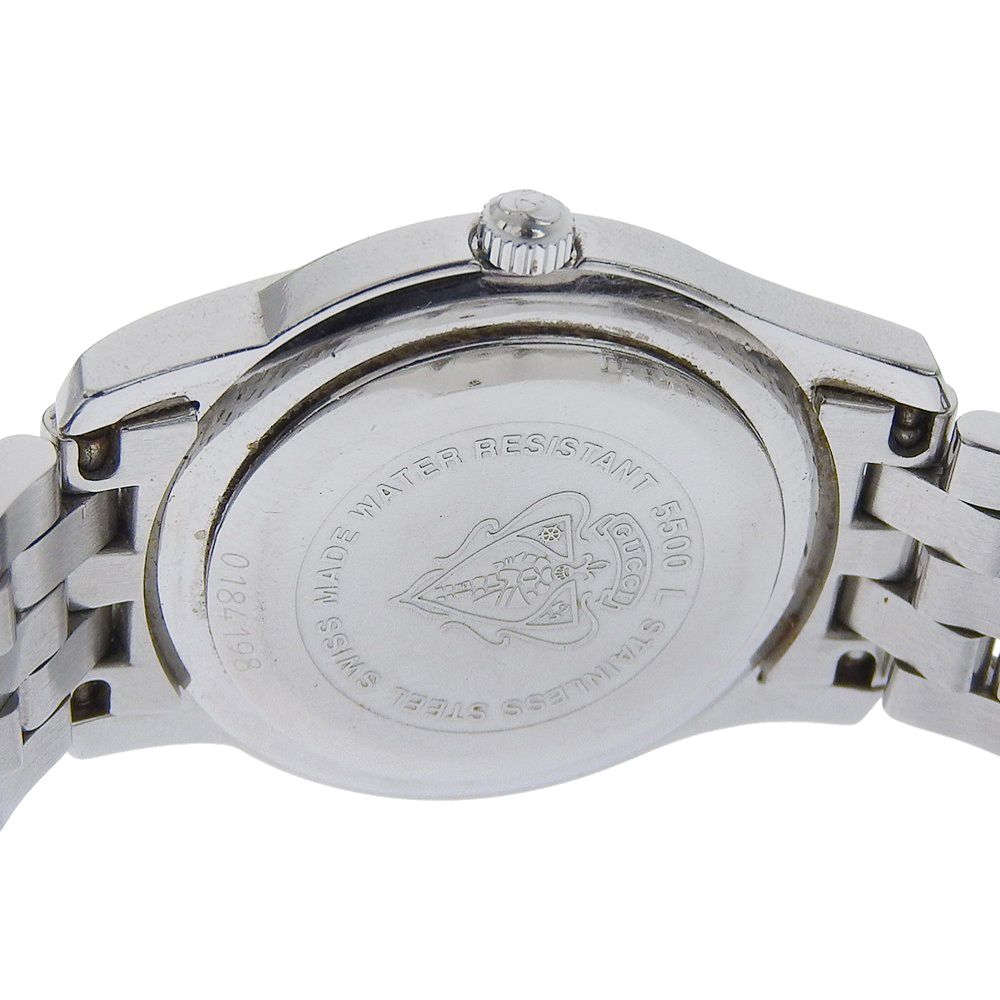 Gucci Stainless Steel Quartz Analog Display Silver Dial Watch — view 6