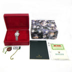 Rolex Watch Datejust Number Date White Dial Roman Index Full Ted Bezel Jubilee — view 9