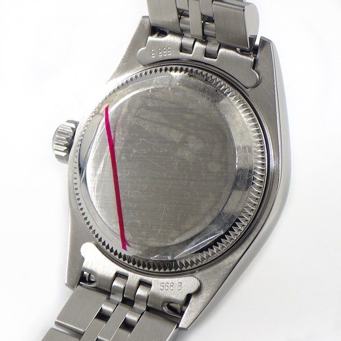 Rolex Watch Datejust Number Date White Dial Roman Index Full Ted Bezel Jubilee — view 4