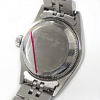 Rolex Watch Datejust Number Date White Dial Roman Index Full Ted Bezel Jubilee — view 4
