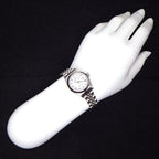 Rolex Watch Datejust Number Date White Dial Roman Index Full Ted Bezel Jubilee — view 8
