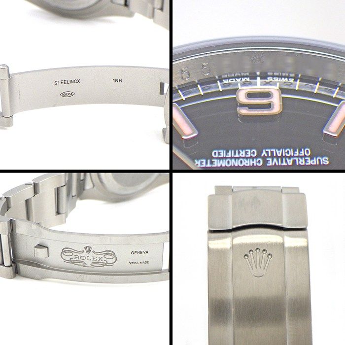 Rolex Watch Oyster Perpetual Black Dial Roulett SS Automatic Winding — view 5