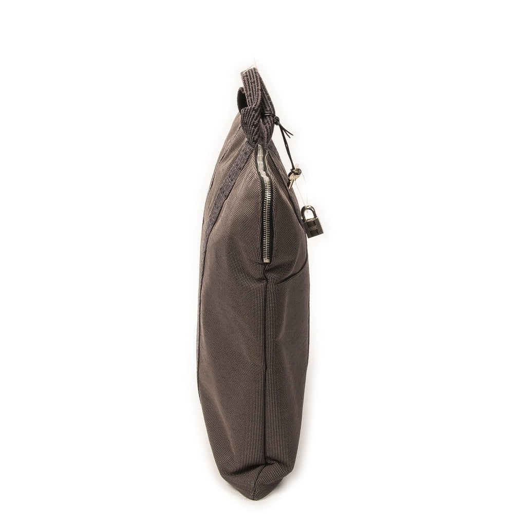 Hermes Line Briefcase Attache Gray Toile Ash — view 4