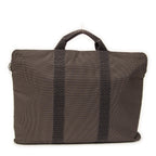Hermes Line Briefcase Attache Gray Toile Ash — view 5