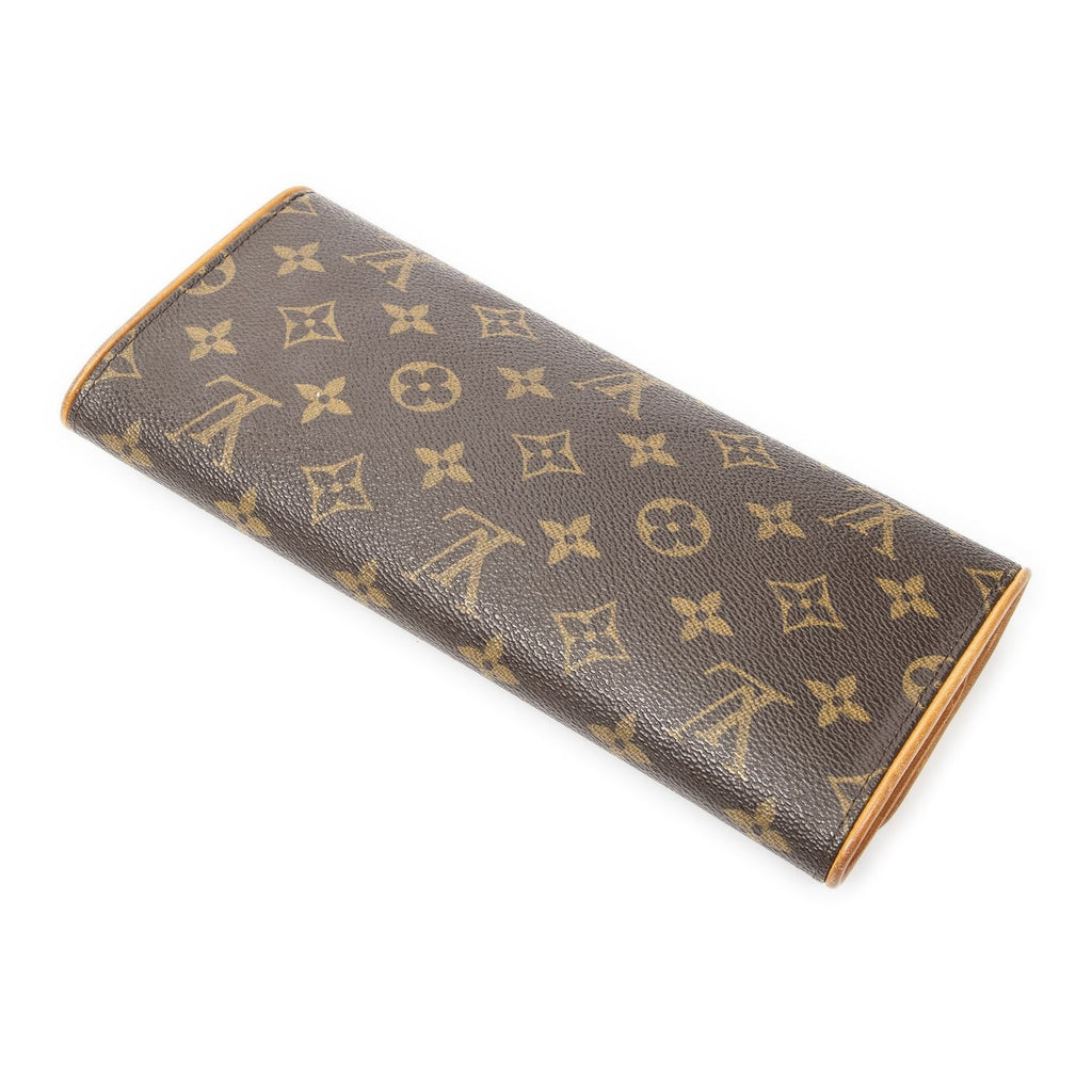 Louis Vuitton Twin Brown Monogram Canvas Messenger Bag — view 2