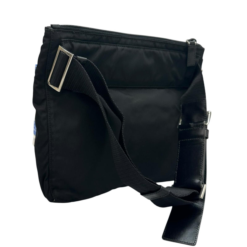 Prada Triangle Logo Waist Bag Nylon Black — view 3