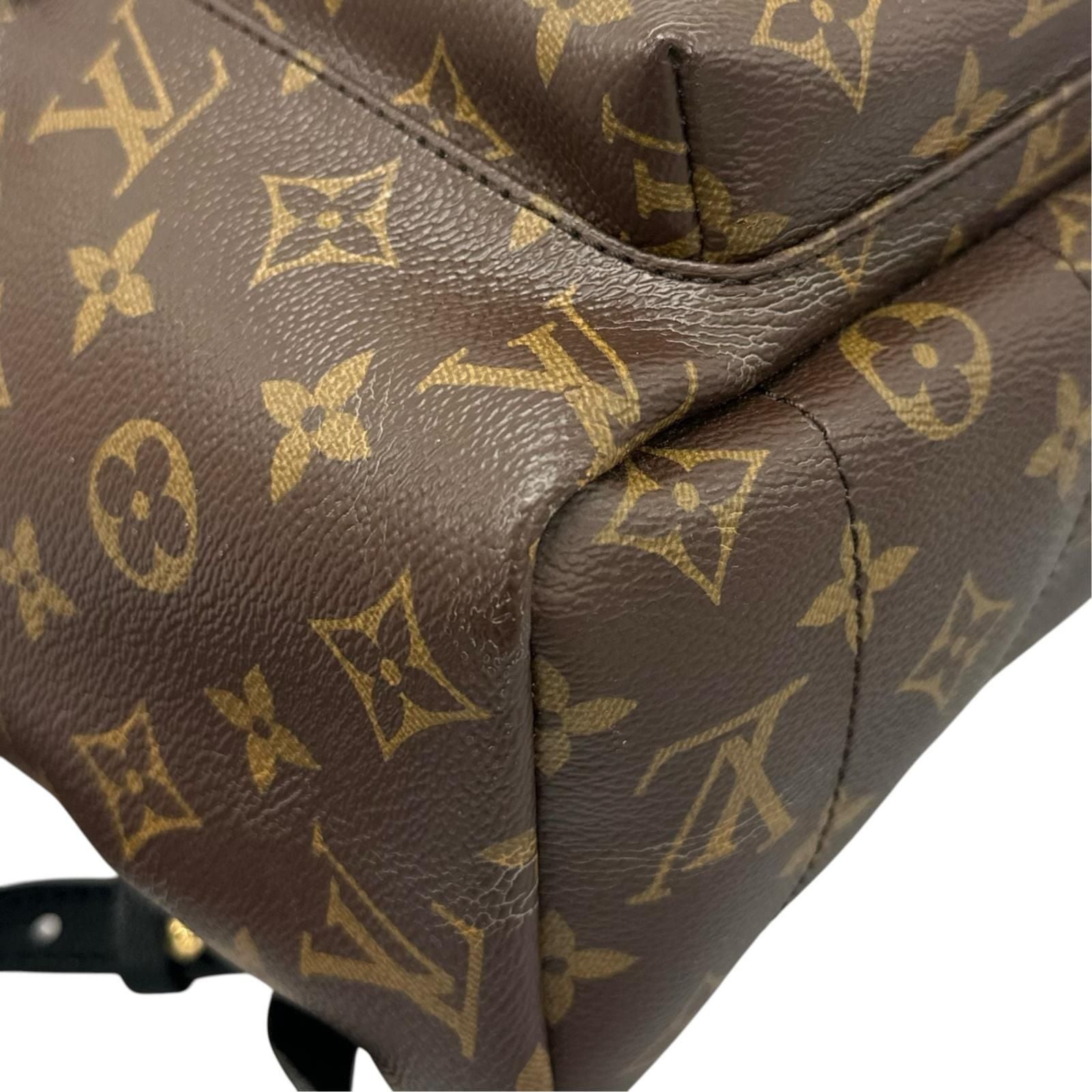 Louis Vuitton Palm Springs MM Backpack Monogram Canvas Brown — view 8