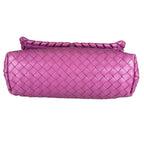 Bottega Veneta Intrecciato Au Limpia Shoulder Bag Lambskin Purple — view 4