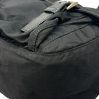 Prada Triangle Logo Shoulder Bag Nylon Black — view 8