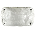 Prada Nappa Bomber Handbag Leather Gray 2-Way — view 4