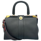 Louis Vuitton Astrid Handbag Leather Black 2-Way