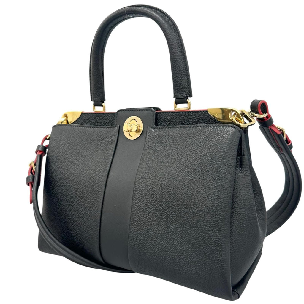 Louis Vuitton Astrid Handbag Leather Black 2-Way — view 2
