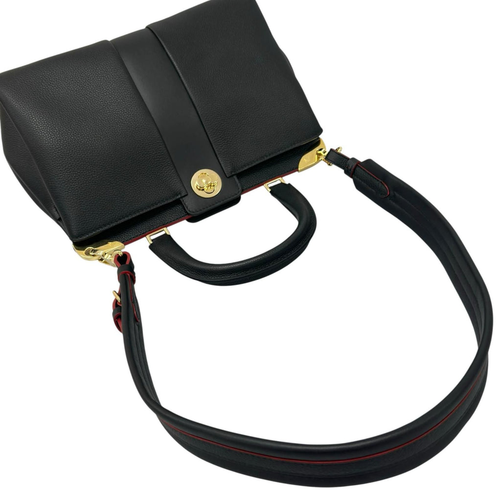 Louis Vuitton Astrid Handbag Leather Black 2-Way — view 5