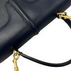 Celine Classic 16 Handbag Leather Blue 2-Way — view 6