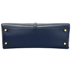 Celine Classic 16 Handbag Leather Blue 2-Way — view 4
