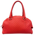 Bottega Veneta Handbag Perforated Leather Red Mini