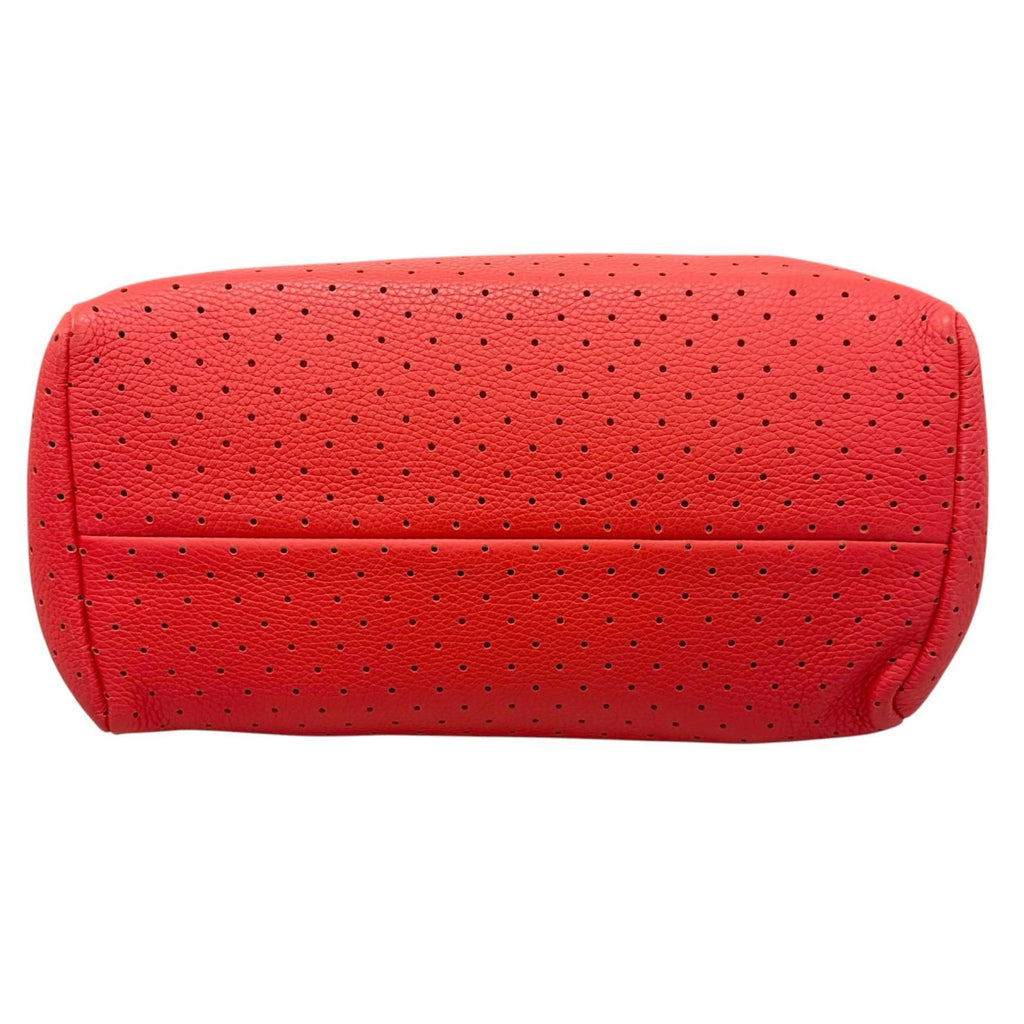 Bottega Veneta Handbag Perforated Leather Red Mini — view 4