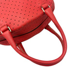 Bottega Veneta Handbag Perforated Leather Red Mini — view 6